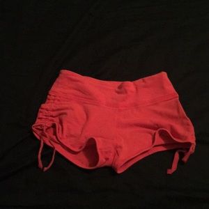 Red shorts
